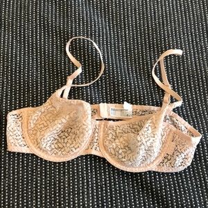 DKNY Lace Sheer Demi Bra